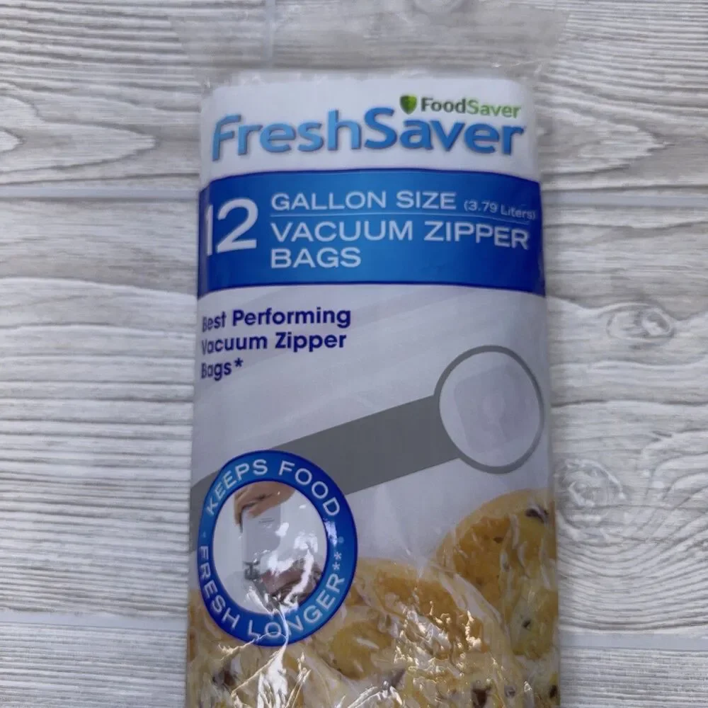 FoodSaver FreshSaver Vacuum Zipper Bags Quart 18ct & Gallon 12ct Bundle